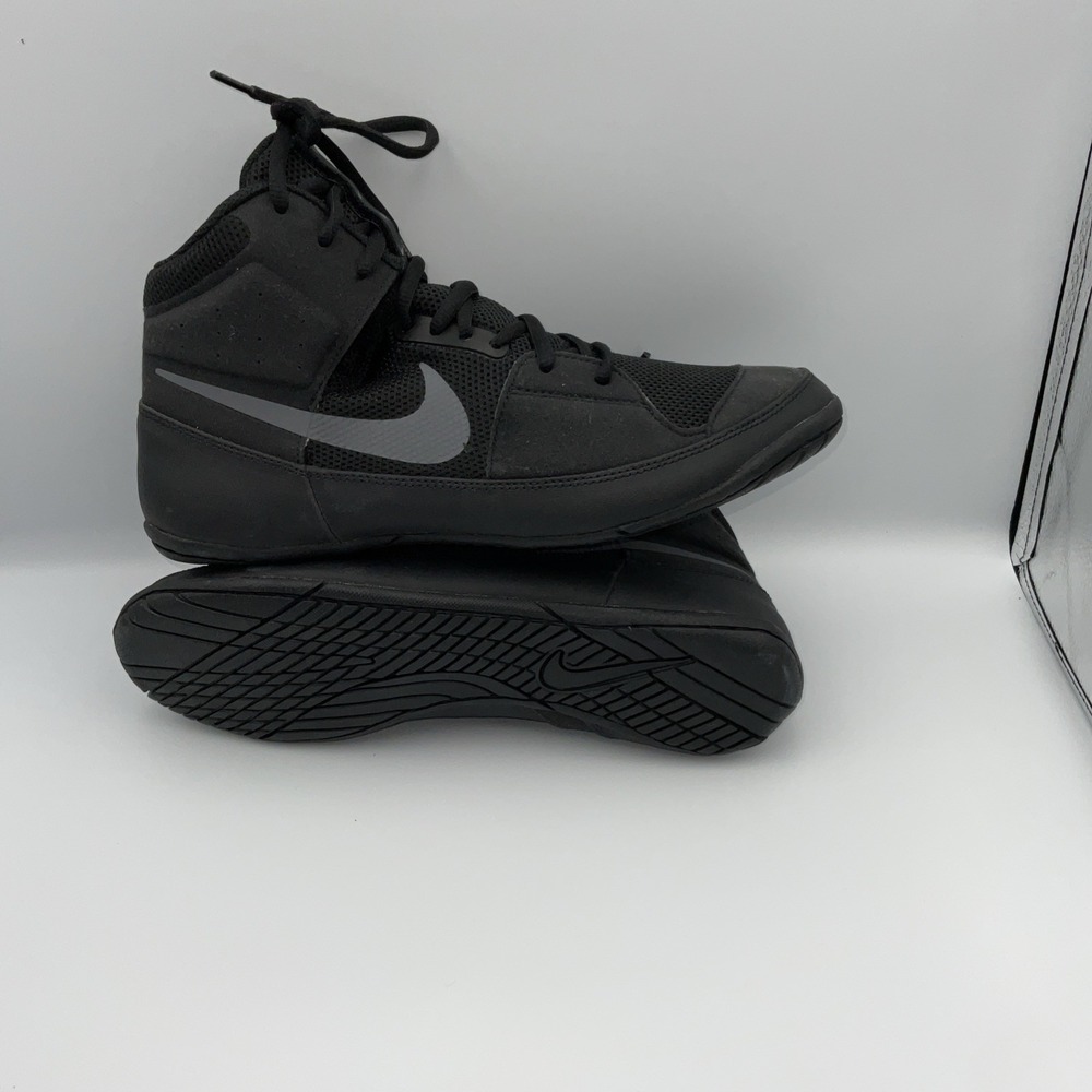 Nike Fury Wrestling Shoes Black Dark Grey Mens‎ Size 10 NWOB AO2416 010 - Picture 4 of 6
